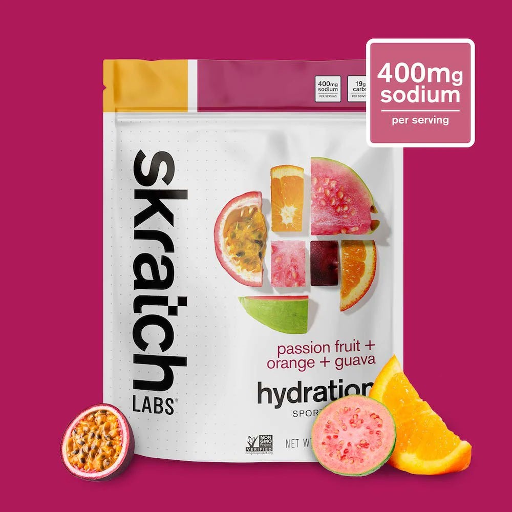 Skratch Labs Hydration Sport Drink Mix Resealable Bag - 20 serving