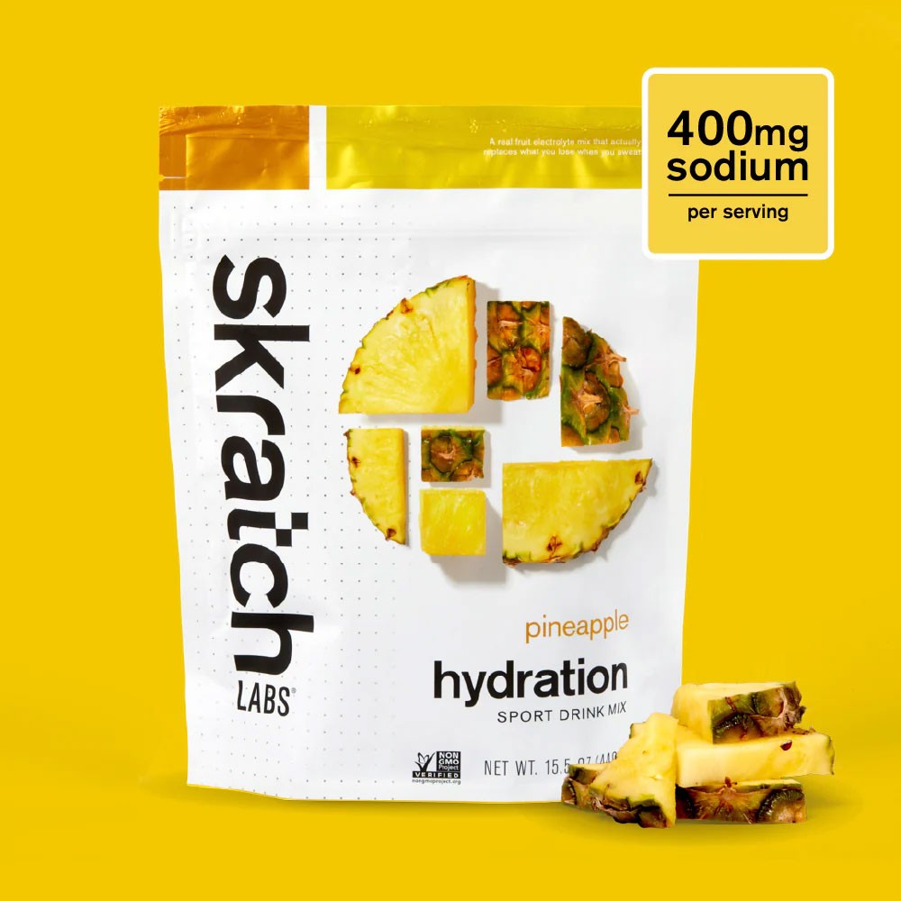 Skratch Labs Hydration Sport Drink Mix Resealable Bag - 20 serving