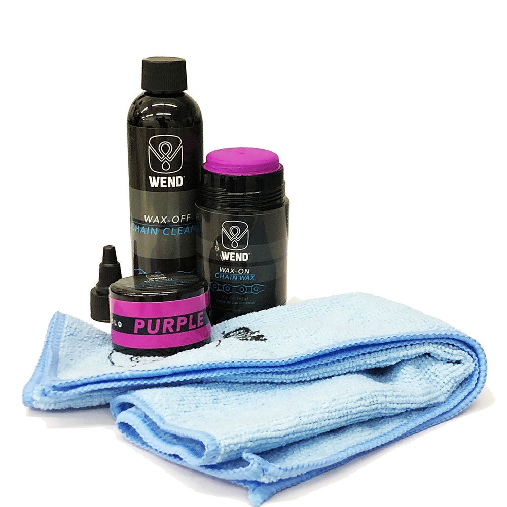 Wend Wax-Off/Wax-On Chain Cleaner & Wax Kit