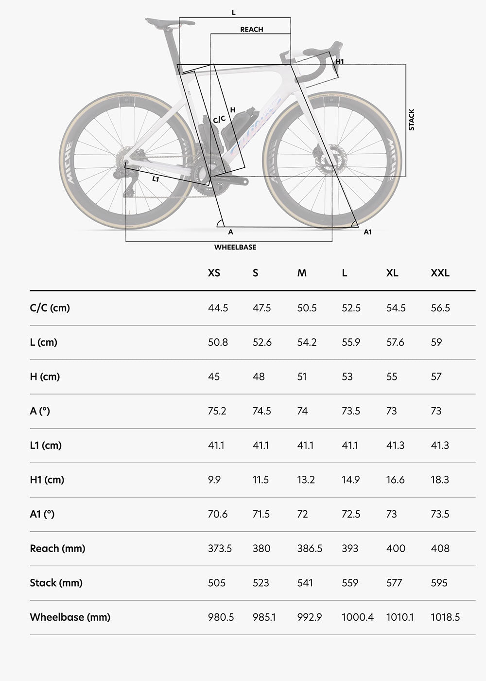 Wiler Triestina Filante SLR ID2 frameset