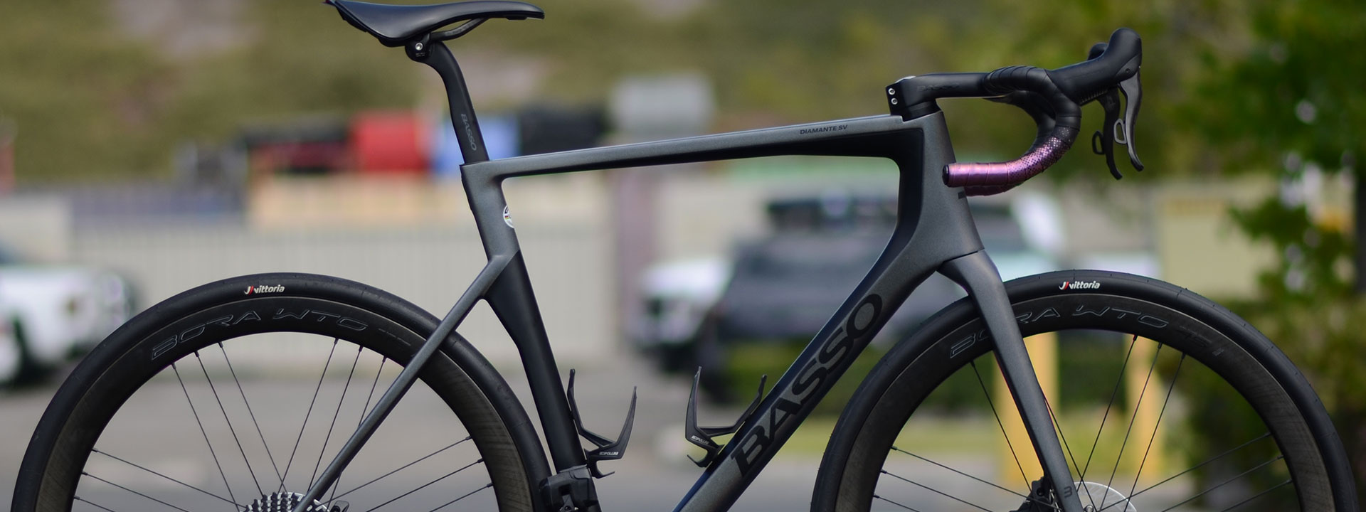Basso Diamante SV Campagnolo Record 13 Bora WTO 45 Road Bike at twohubs.com