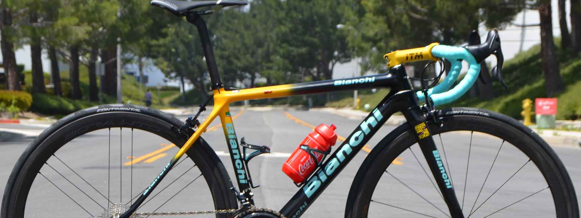 Bianchi 20th Anniversary Oropa Edition Specialissima CV Campagnolo Super Record 12 Bora WTO 45 Road Bike at twohubs.com