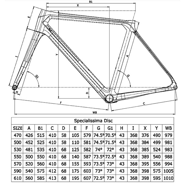 Bianchi Specialissima Disc Geometry