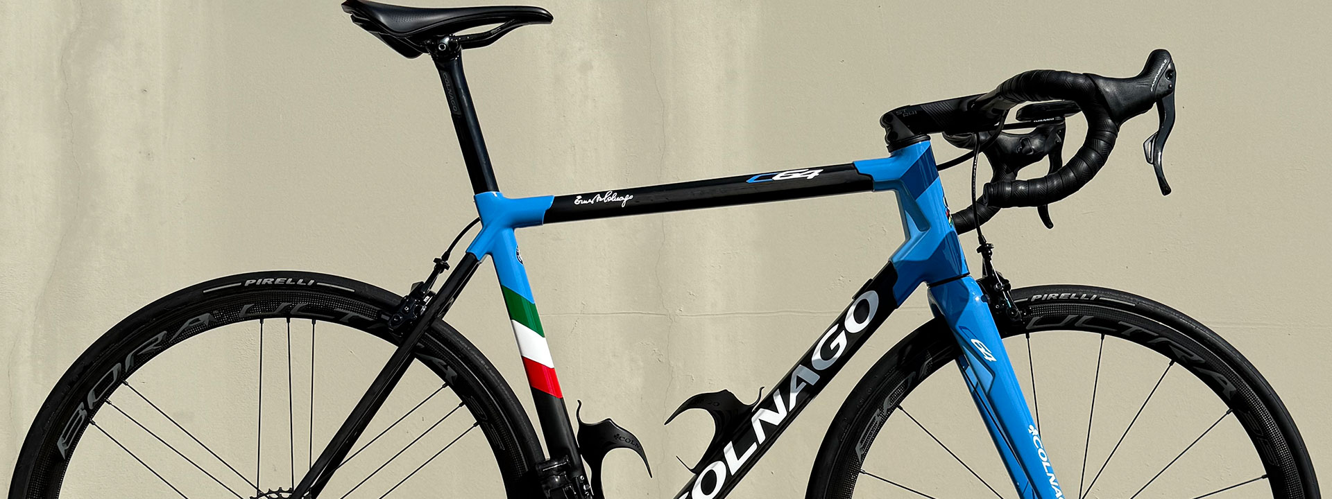 Colnago C64 Campagnolo Super Record 12 EPS Bora Ultra 35 Road Bike at twohubs.com