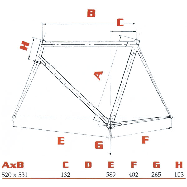 Colnago Dream Plus geometry