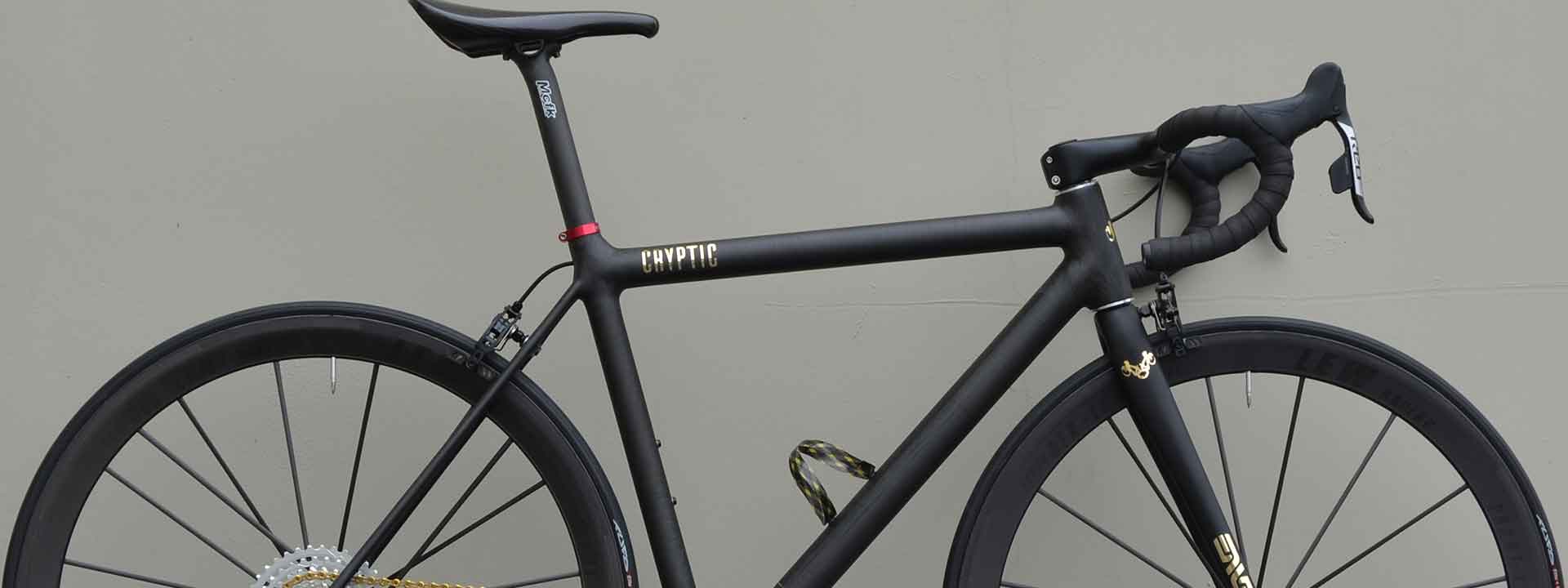 Cryptic Cycles Custom SRAM Red AXS XPLR Lew Road Bike at twohubs.com
