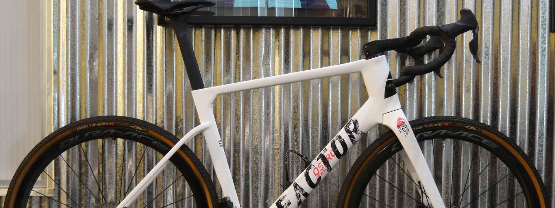 Factor Bikes OSTRO Gravel Shimano GRX RX815 Di2 Dura Ace C40 Gravel Bike at twohubs.com