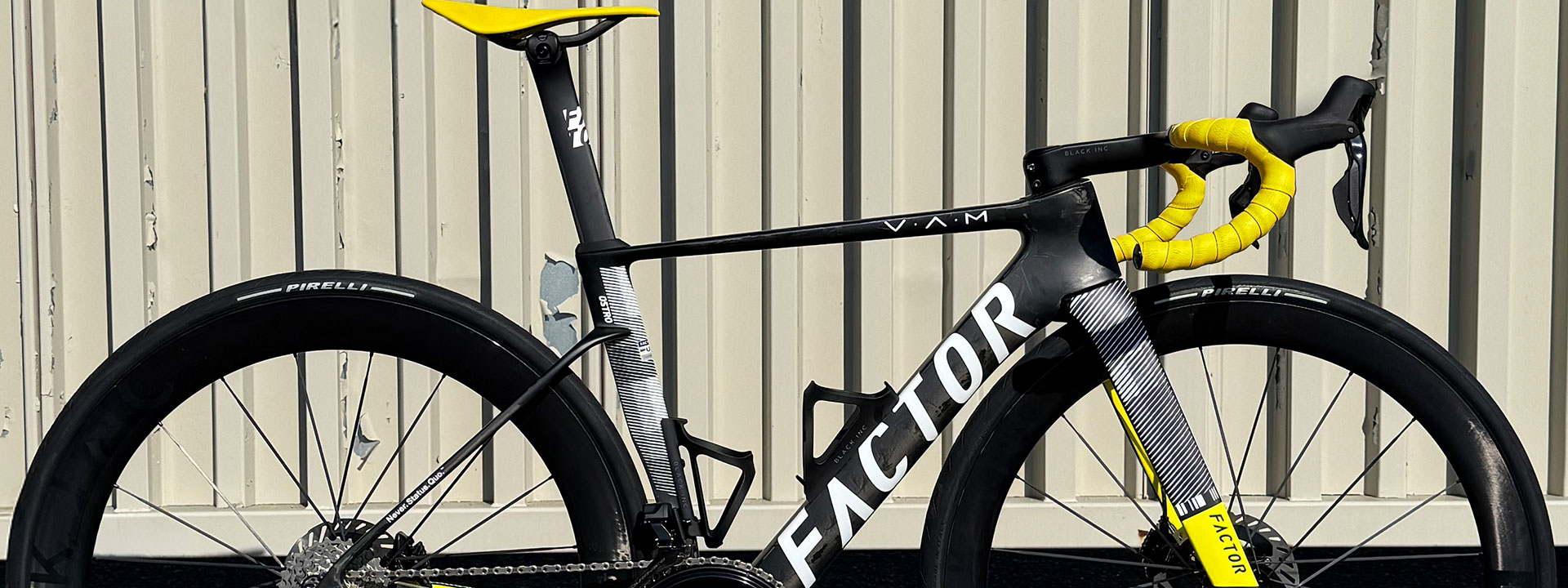 Geometric Factor Ostro VAM Shimano Dura Ace R9270 Di2 Black INC 48/58 Road Bike at twohubs.com