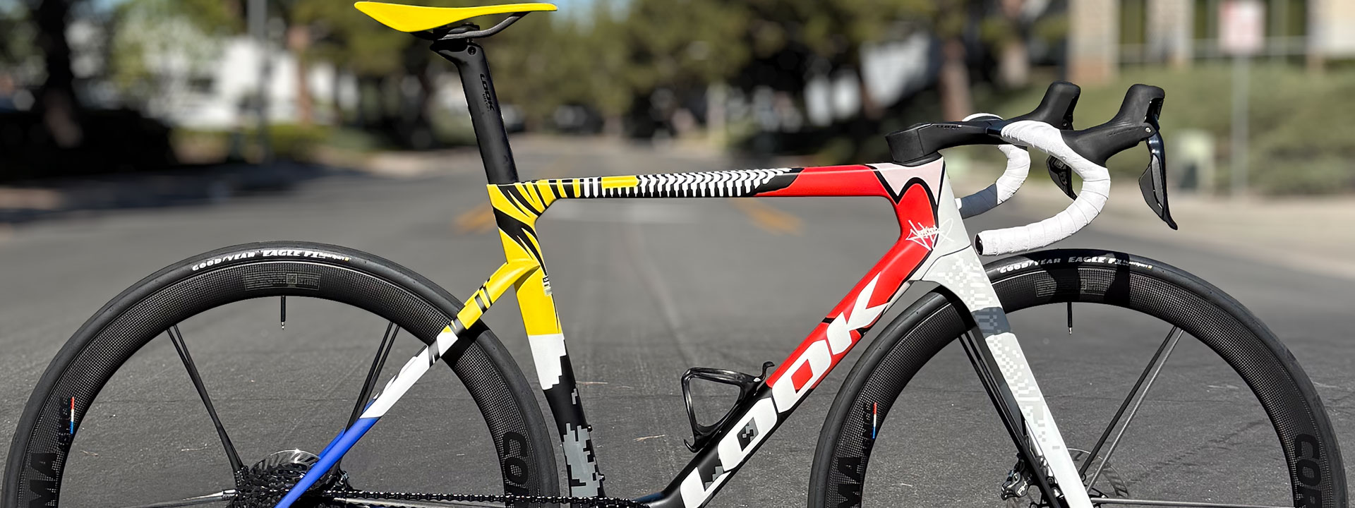 Jay Kaes LOOK 795 Blade RS Shimano Dura Ace/XTR Di2 Corima WS47MCC DX Road Bike at twohubs.com