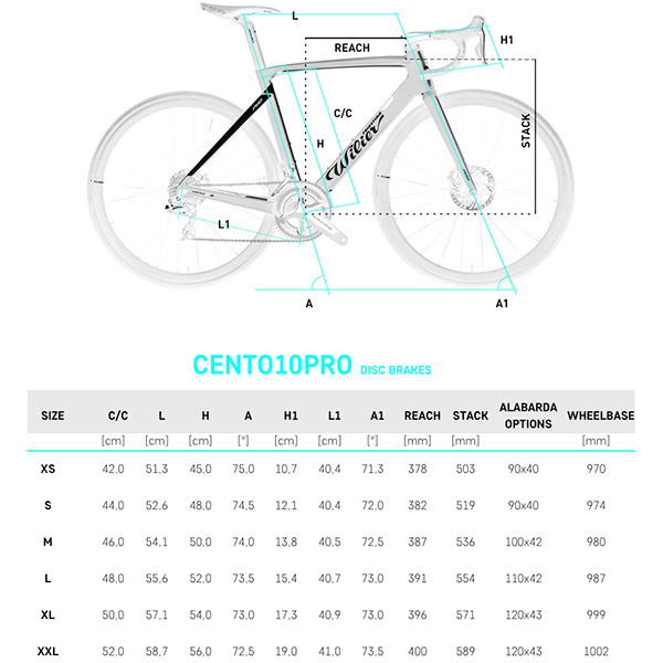 Wilier Triestina Cento10PRO Geometry