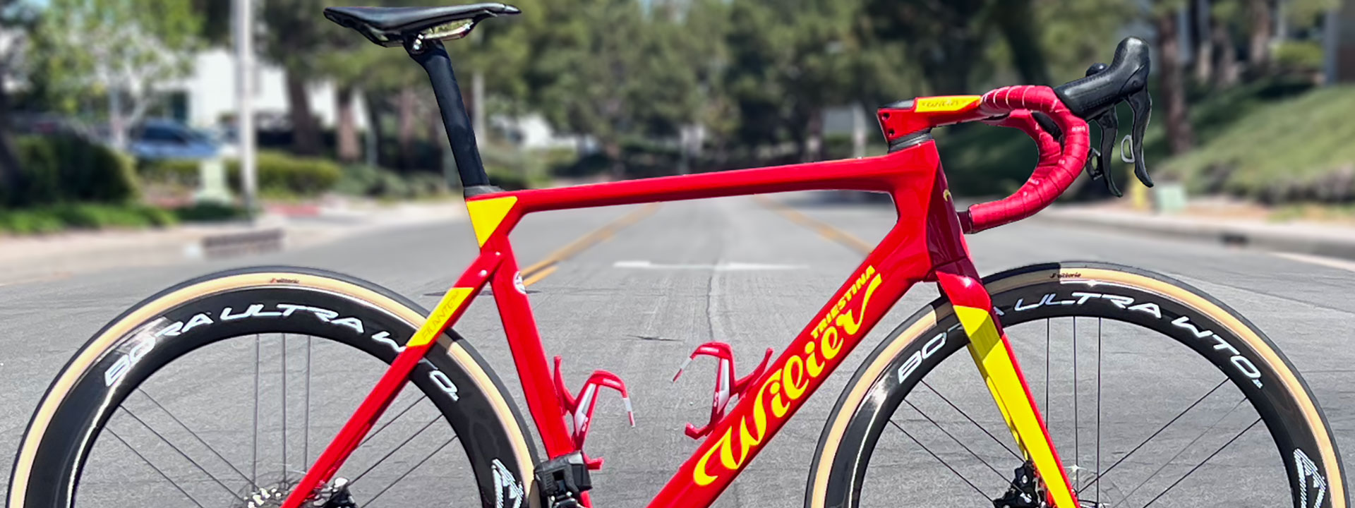 Infinitamente Wilier Triestina Filante SLR Campagnolo Super Record 13 Bora Ultra Road Bike at twohubs.com