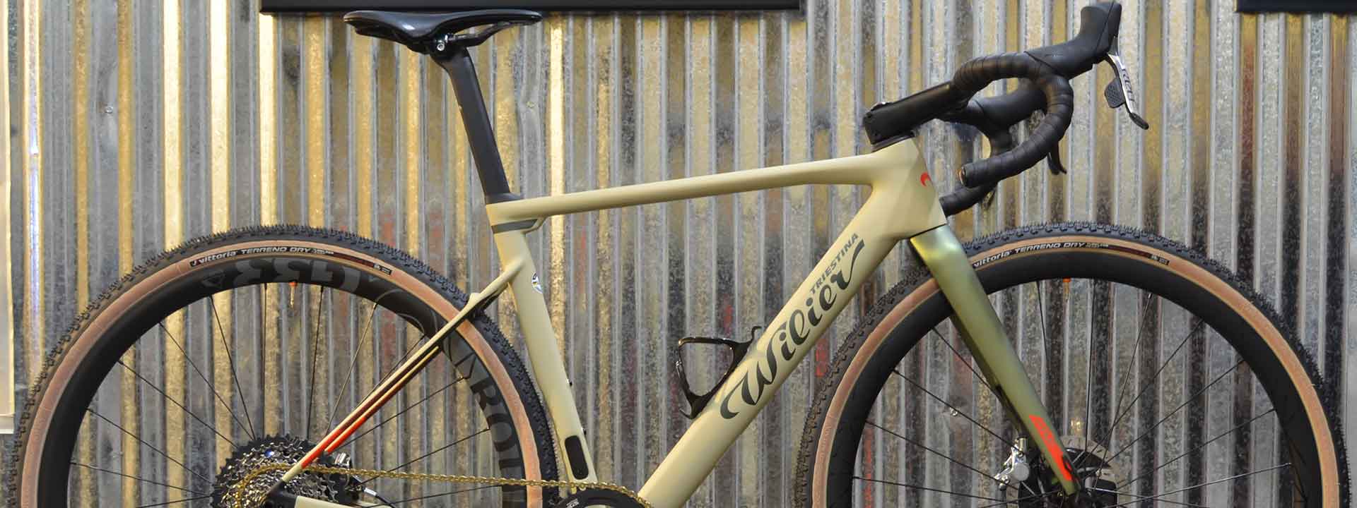 Wilier Triestina Rave SLR SRAM Red AXS XPLR Token gravel bike at twohubs.com